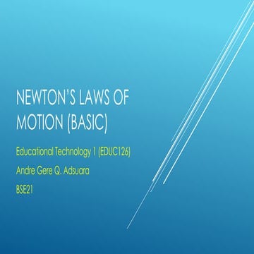 Newton 3 Laws | PPTX