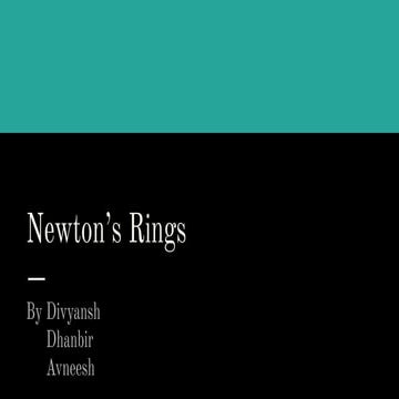 Newton's rings