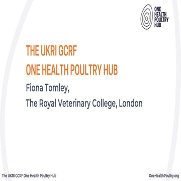 Key Address at the Newton Fund Swine and Poultry Research Initiative workshop