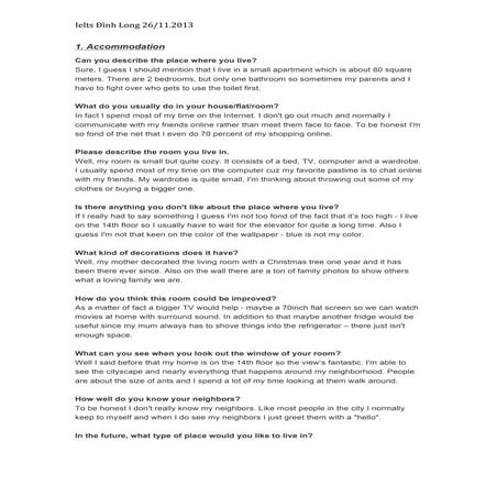 New topics for task 1