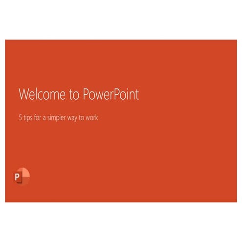 New to Powerpoint Most Welcome download now