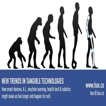 New Trends In Tangible Technologies