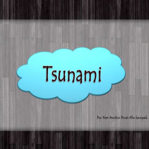 New tsunami