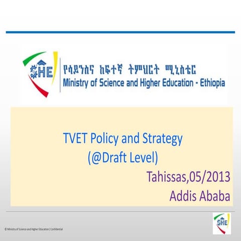 New TVET Policy & Strategy 