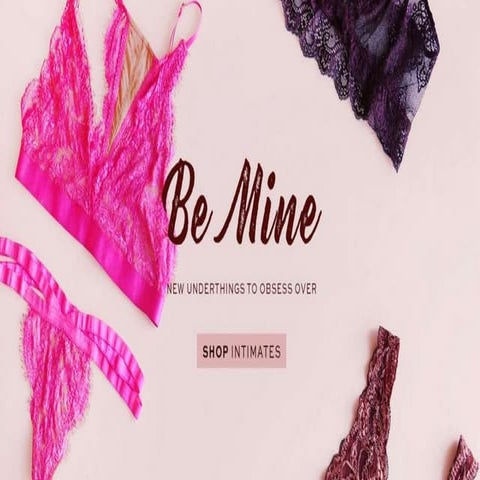 Shop Intimates - New Underthings to Obsess Over | PPT