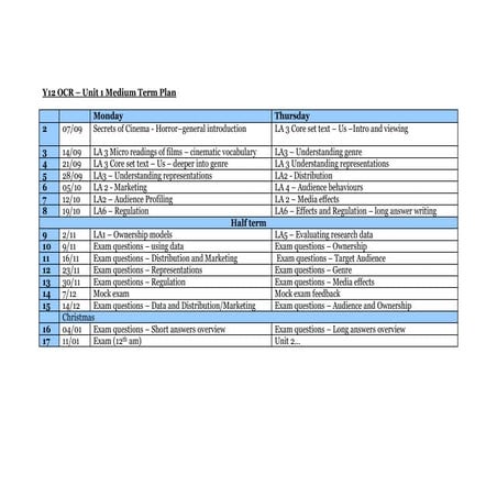 New unit 1 medium term plan1