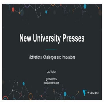 New University Presses - Internet Library International