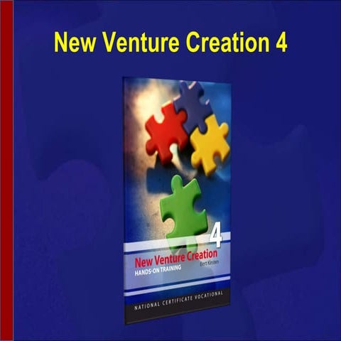 NCV 4 New Venture Creation Hands-On Support Slide Show - Module 4