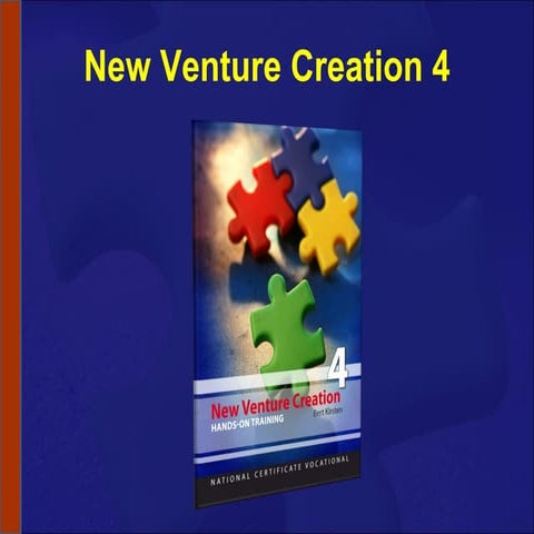 NCV 4 New Venture Creation Hands-On Support Slide Show - Module 5