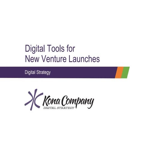 Digital Tools for Launching New Ventures