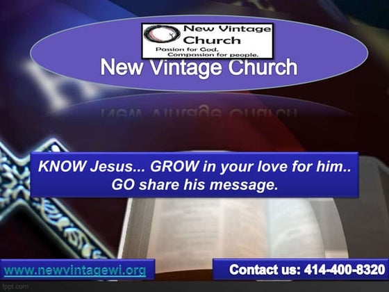 Newvintagewi presentations