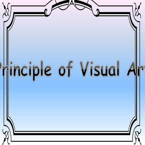 humanities principle of visual art