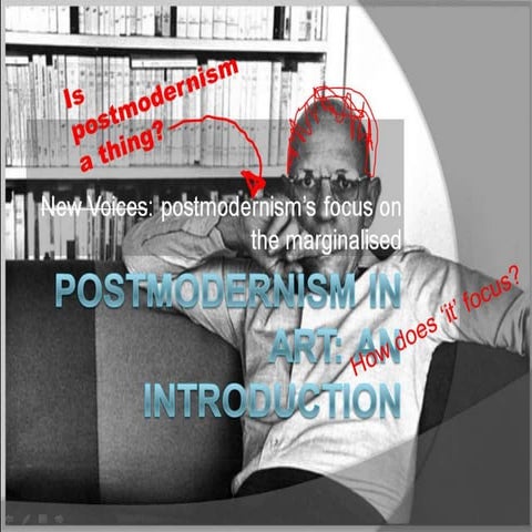 New Voices, Postmodernism's Focus On The Marginalised