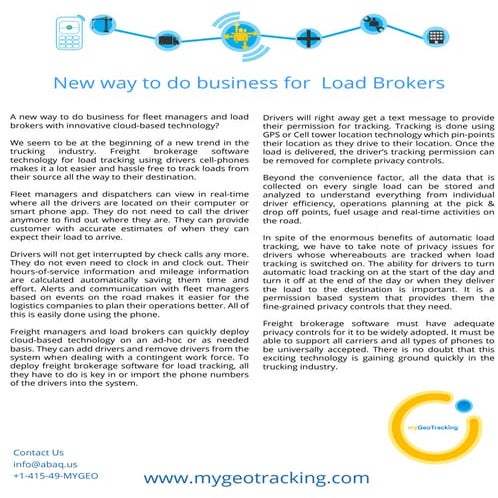 FleetManager system brochure | PDF