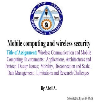 Mobile computing | PPT