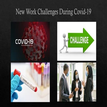 Navigating New Work Challenges During the Covid-19 Pandemic | PPTX