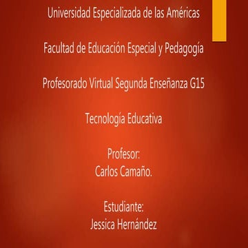 Tecnología Educativa 