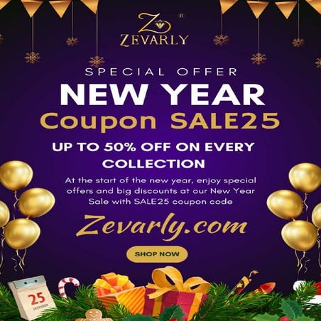 Ring in the New Year 2024 with Zevarly Fashion Style! 🎉