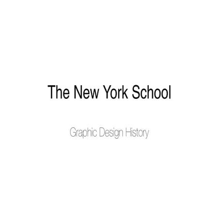 The New York School