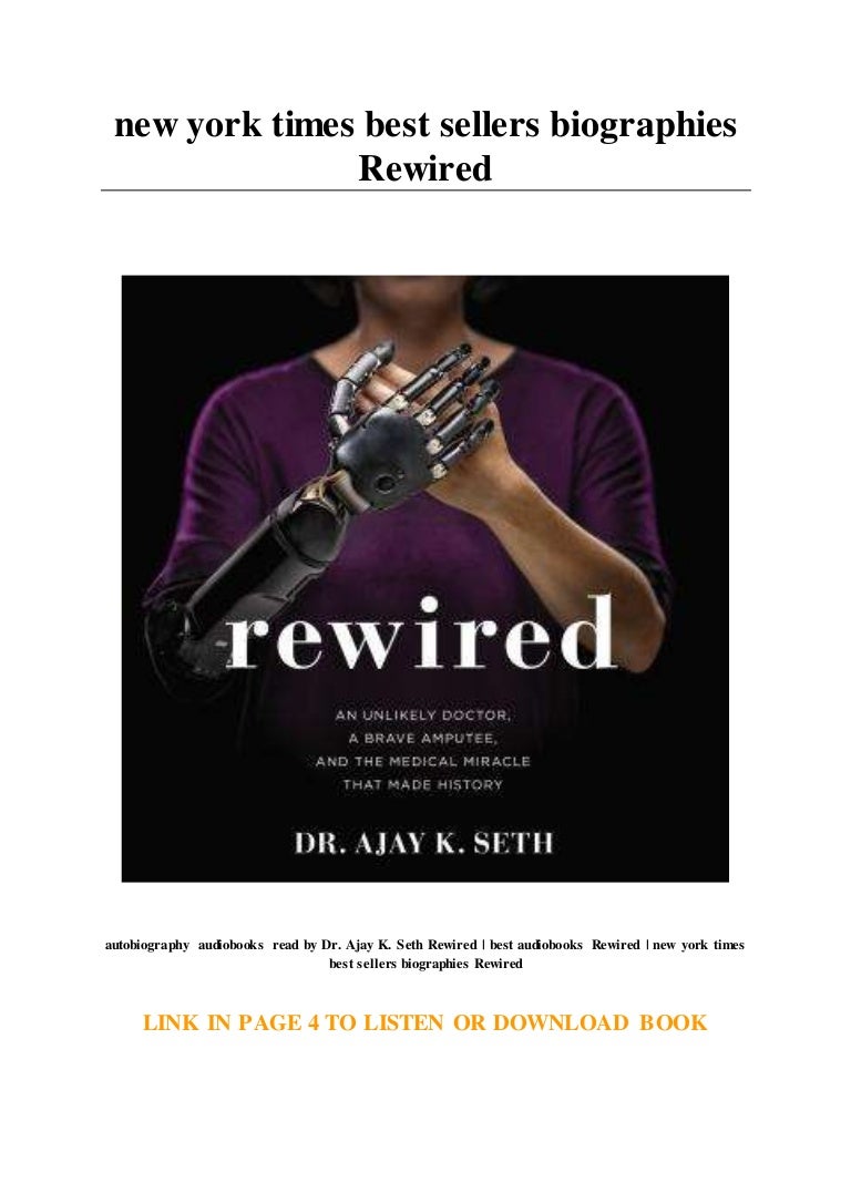 new york times best sellers biographies Rewired