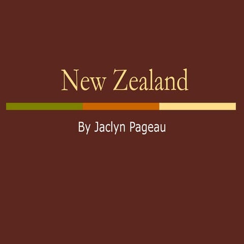 New Zealand | PPT