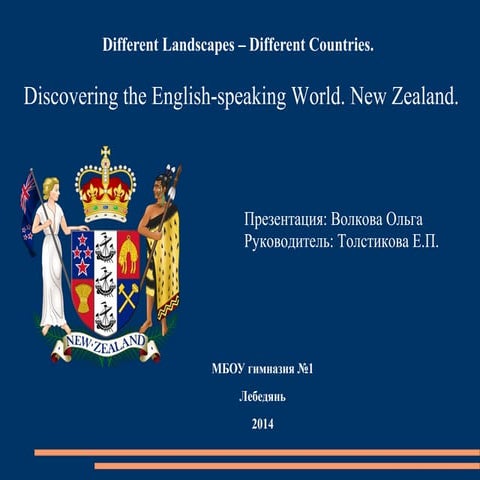 Different Landscapes – Different Countries.New Zealand.