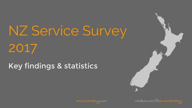 New Zealand Service Survey 2017