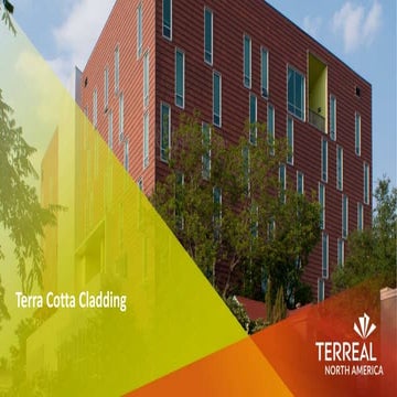 NeXclad - Terra Cotta Cladding from Terreal North America | PPTX