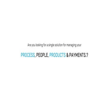 nexERP  - Manage your Processes, People, Products & Payments.