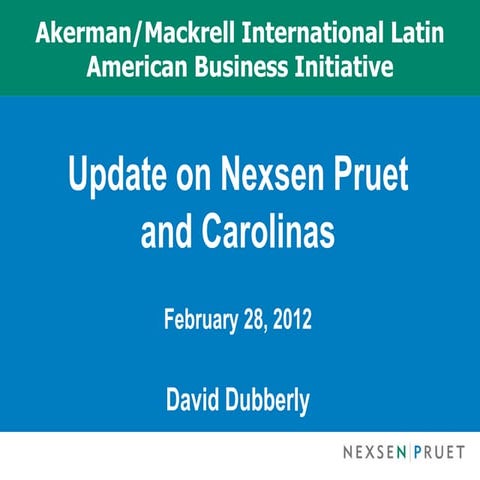 Update Nexsen Pruet and Carolinas