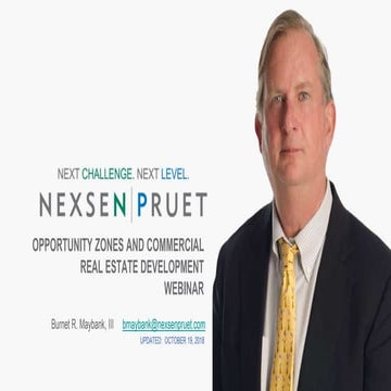 Opportunity Zones Update - November 2018