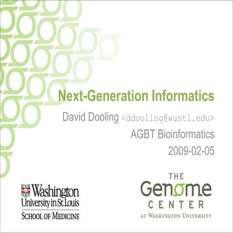 Next-Generation Informatics