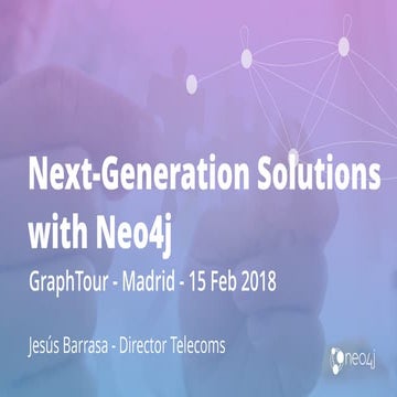GraphTour - How to Build Next-Generation Solutions using Graph Databases