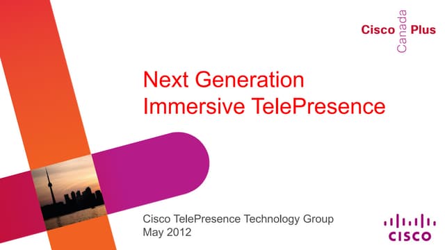 Next Generation Immersive TelePresence
