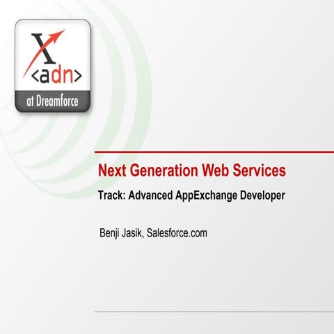 Next Generation Web Services | PPT