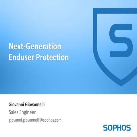 Sophos Next-Generation Enduser Protection