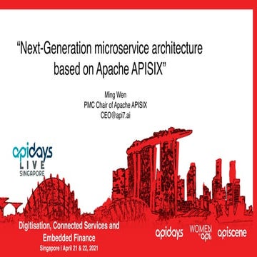 apidays LIVE Singapore - Next-generation microservice architecture based on A...