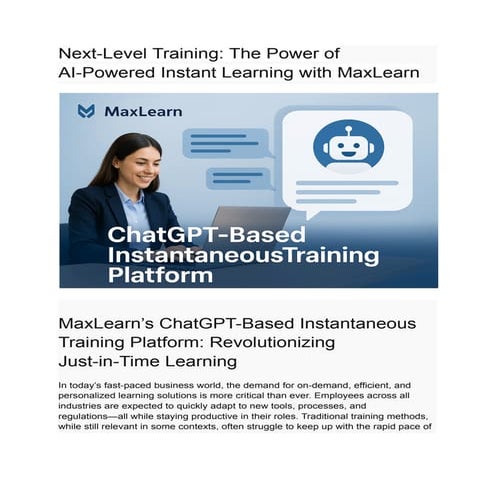 Next-Level Training_ The Power of AI-Powered Instant Learning with ...