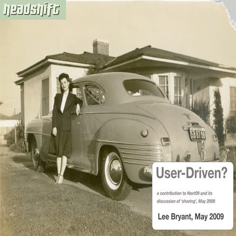 User-Driven Companies - start from the inside