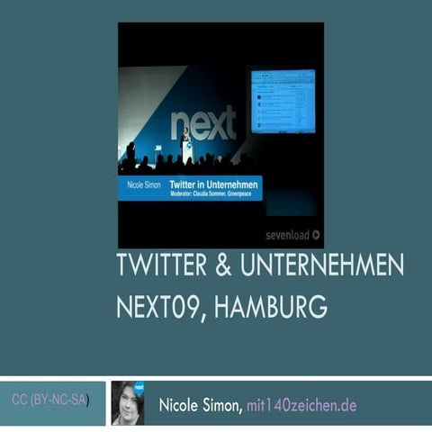 Twitter in Unternehmen (next09)