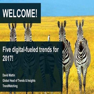 TRENDWATCHING 2017