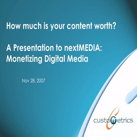 How Much is Your Content Worth?