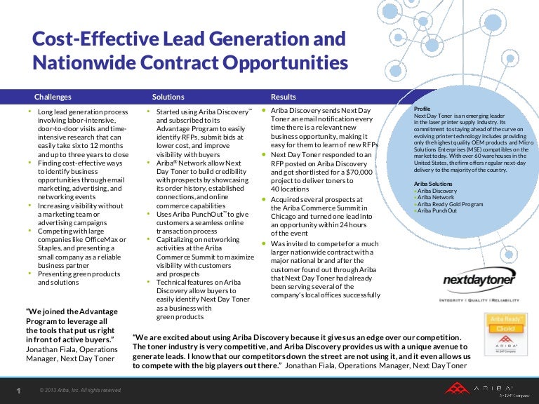 Case Study CostEffective Lead Generation