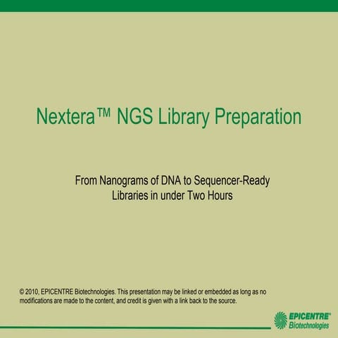 Comparison of Different NGS Library Construction Methods for Single ...