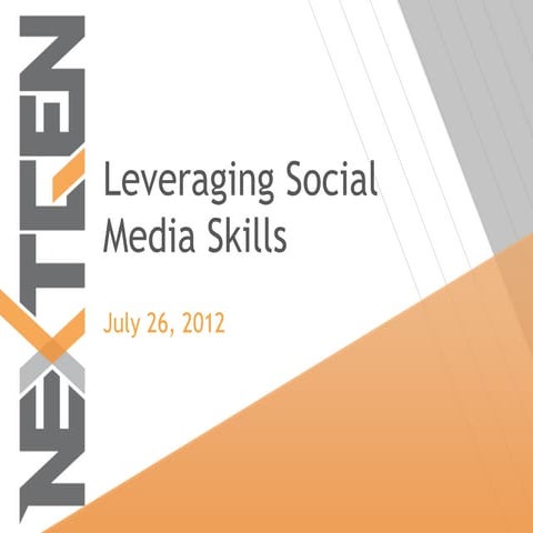 Leveraging Your Social Media Skills (in government)