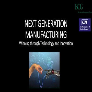 Next generation manufacturing | PPTX