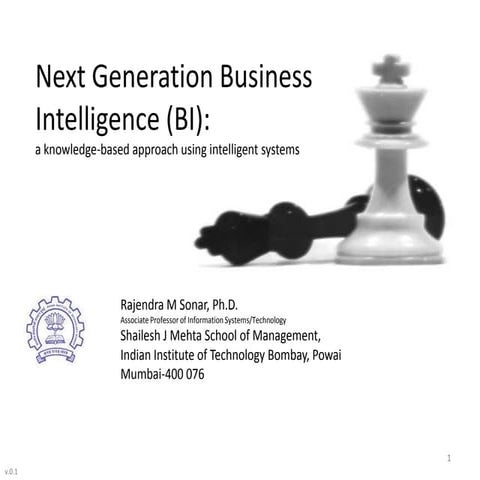 MOOGA: Next generation BI a knowledge based approach using intelligent systems
