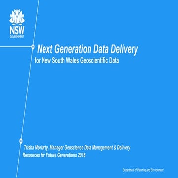 Next generation data delivery for NSW geoscientific data 