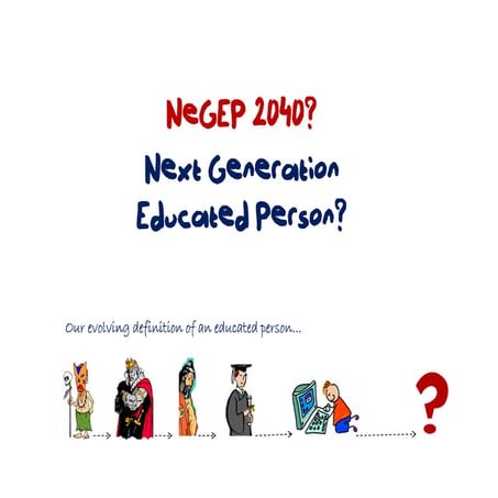 Disposition of 'Next generation educated person'