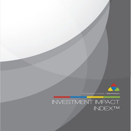 Measuring impact and return on investment of social investments for the grantmaking sector.